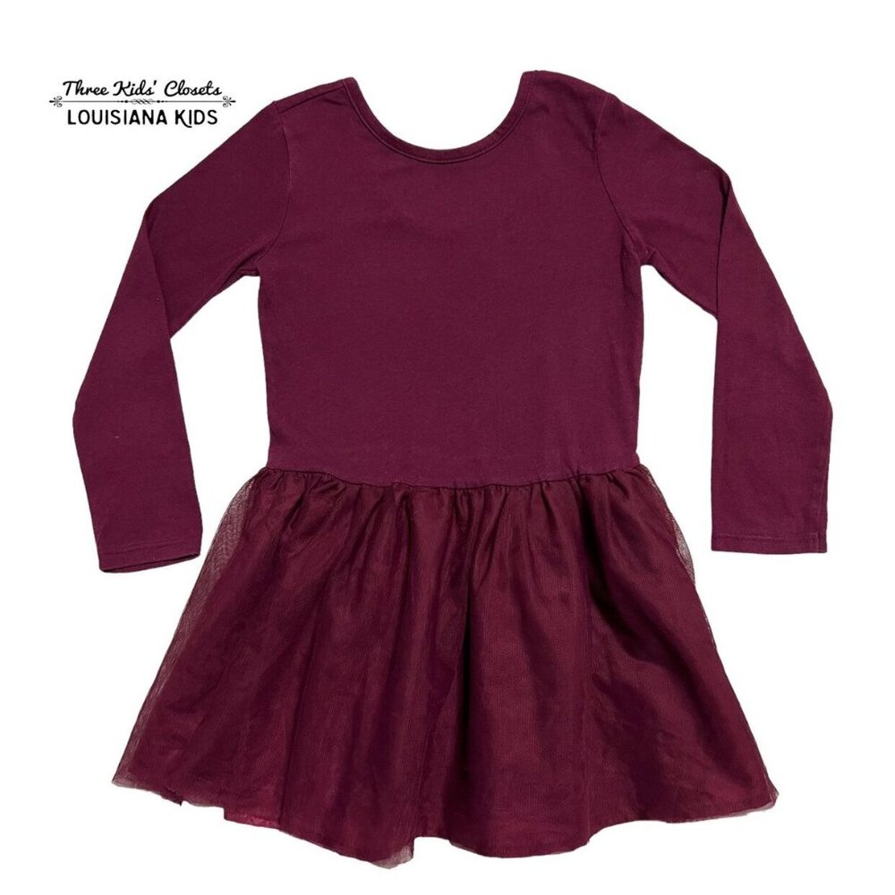 Old Navy 4T Maroon Tutu Dress - Picture 1 of 5